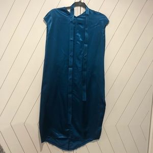 Helmet Lang XS teal dress